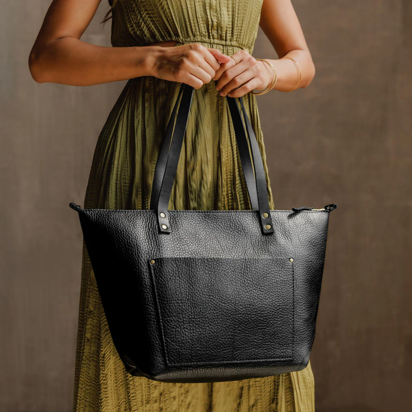 Leather Tote Bag - Image 159