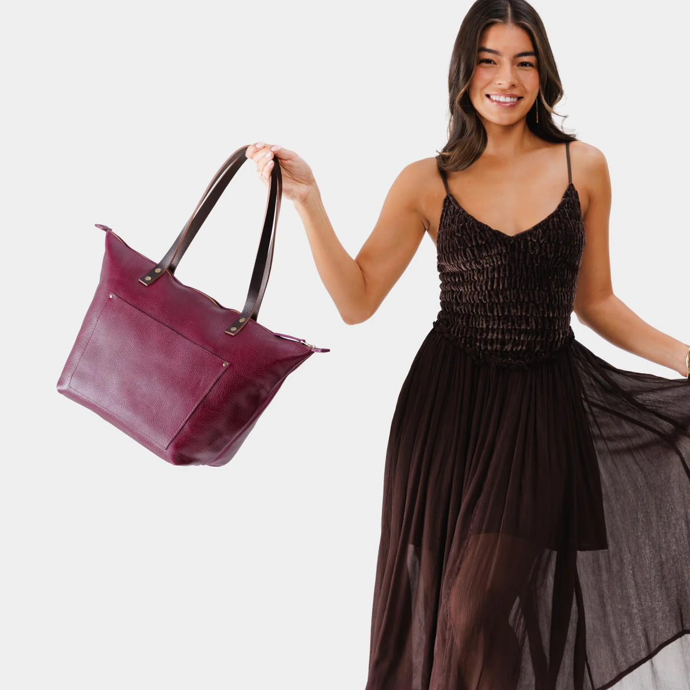 'Almost Perfect' Leather Tote Bag - Image 181