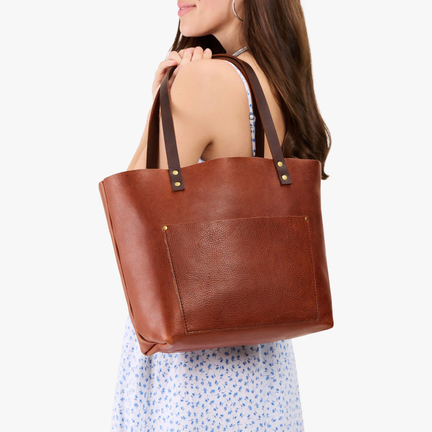 Leather Tote Bag - Image 74