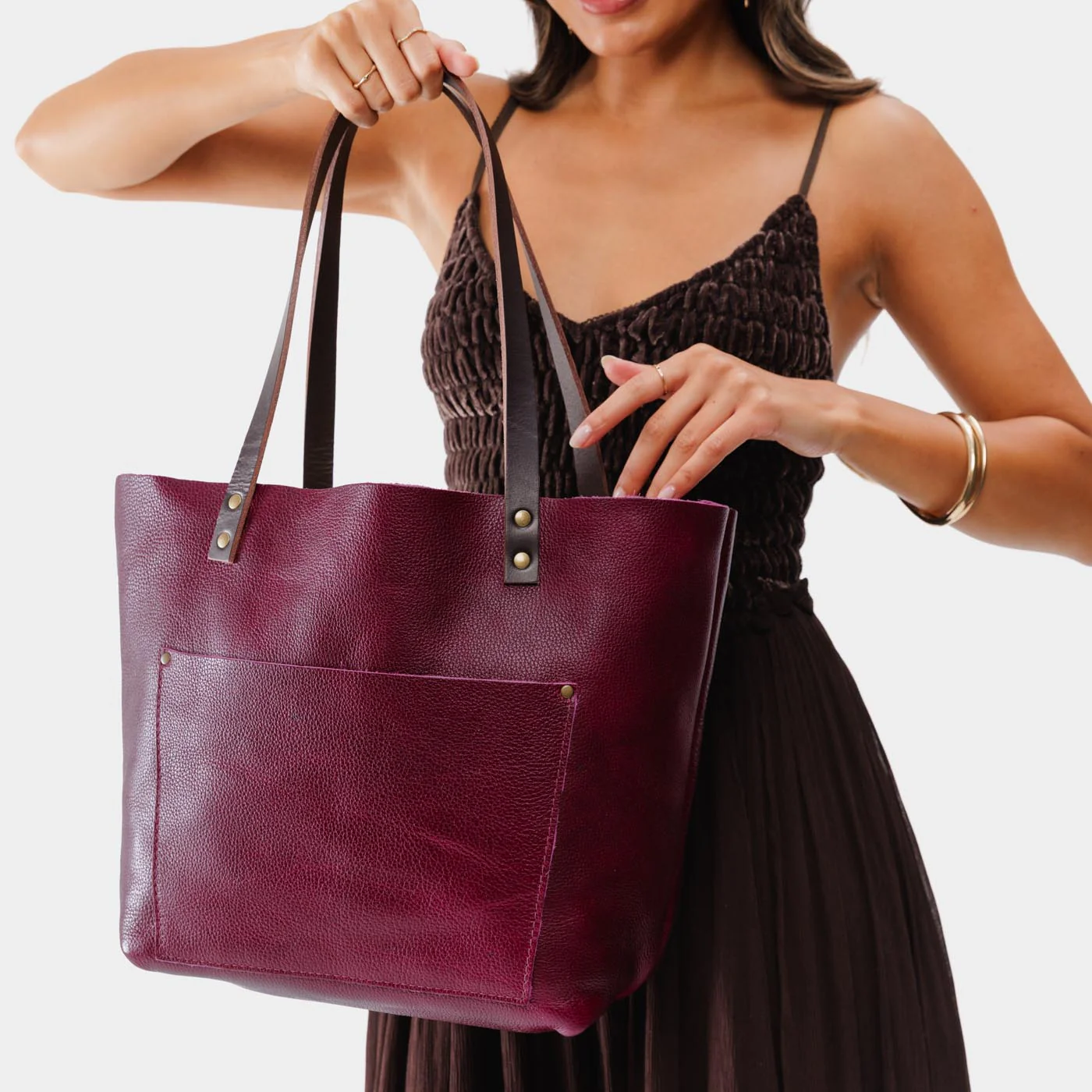 'Almost Perfect' Leather Tote Bag - Image 86